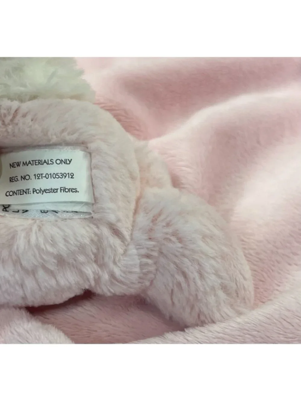 Jellycat Bashful Pink Bunny Rabbit Lovey Security Blanket Soft Plush Baby Toy